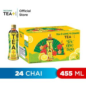 TRÀ OLONG VỊ CHANH 455ML